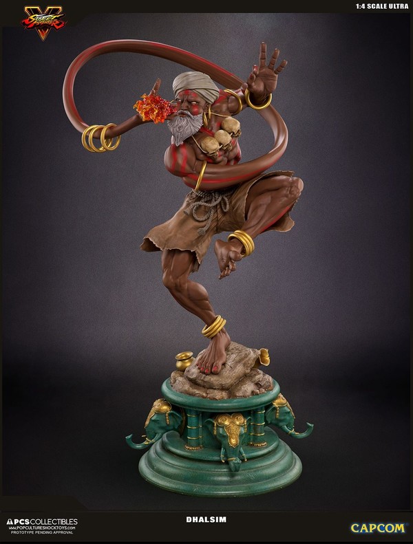 Dhalsim (Retail), Street Fighter V, Premium Collectibles Studio, Pre-Painted, 1/4